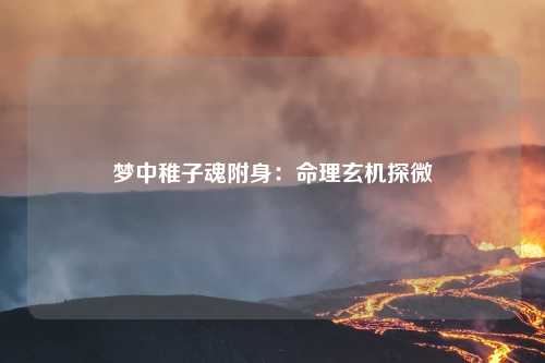 梦中稚子魂附身:命理玄机探微